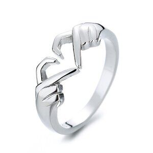 Heart Hands Ring